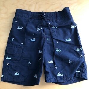 BEST & CO Embroidered Swim Board Shorts